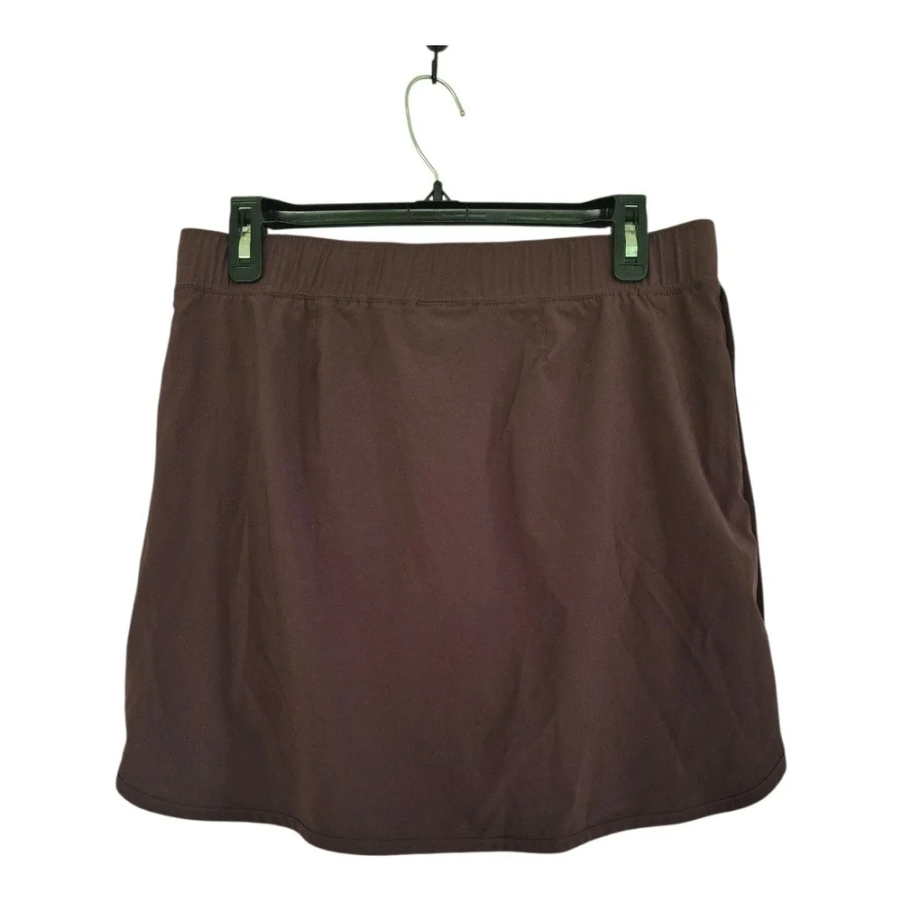 Athleta Brown Athletic Skort Women's Small‎ Lined Tennis Golf Running Skirt